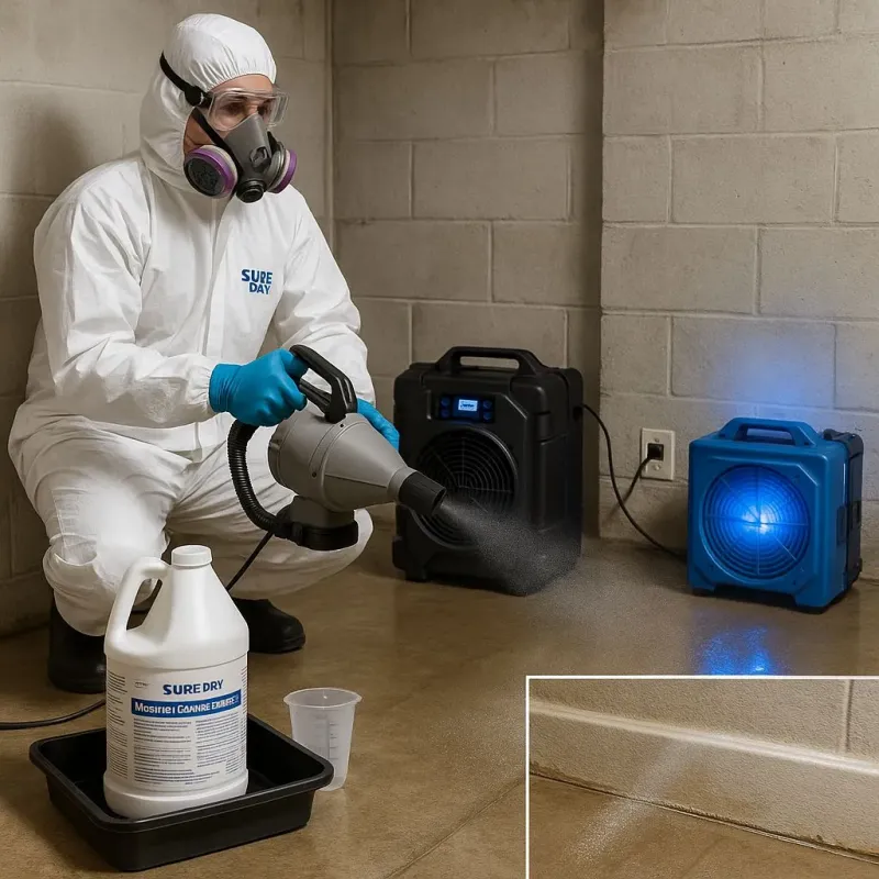 Sanitization and Odor Removal process in Ambler, PA