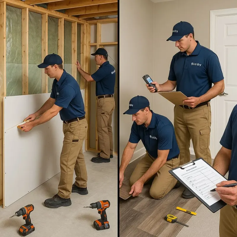 Repairs and Reconstruction process in Ambler, PA